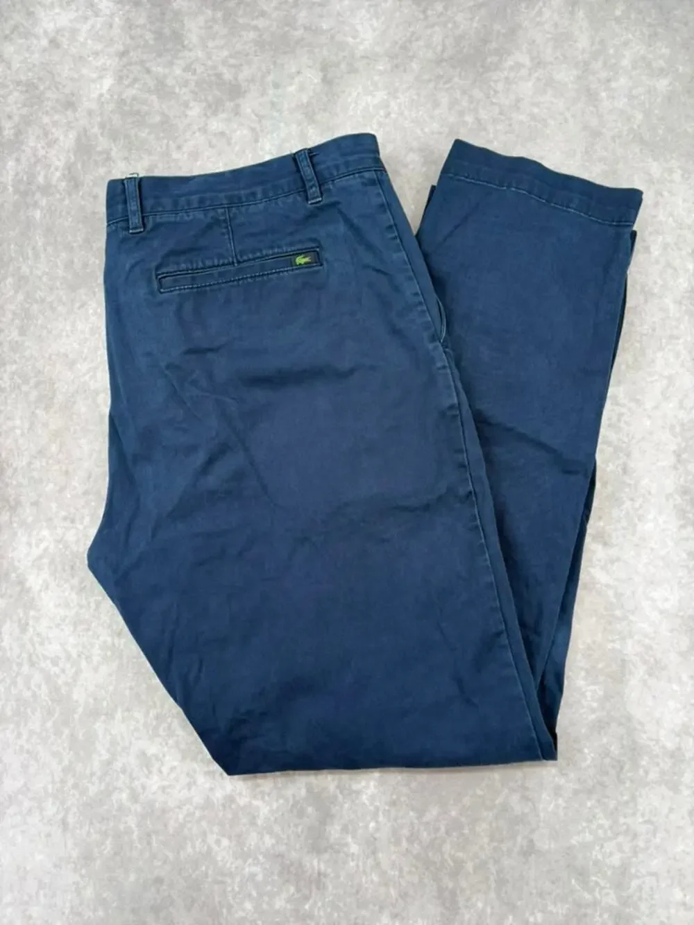 Lacoste Regular Fit Navy Chino Pants Men’s 38x32